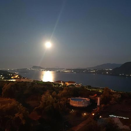 Souda Bay View With Private Pool Near Chania City Ngoại thất bức ảnh