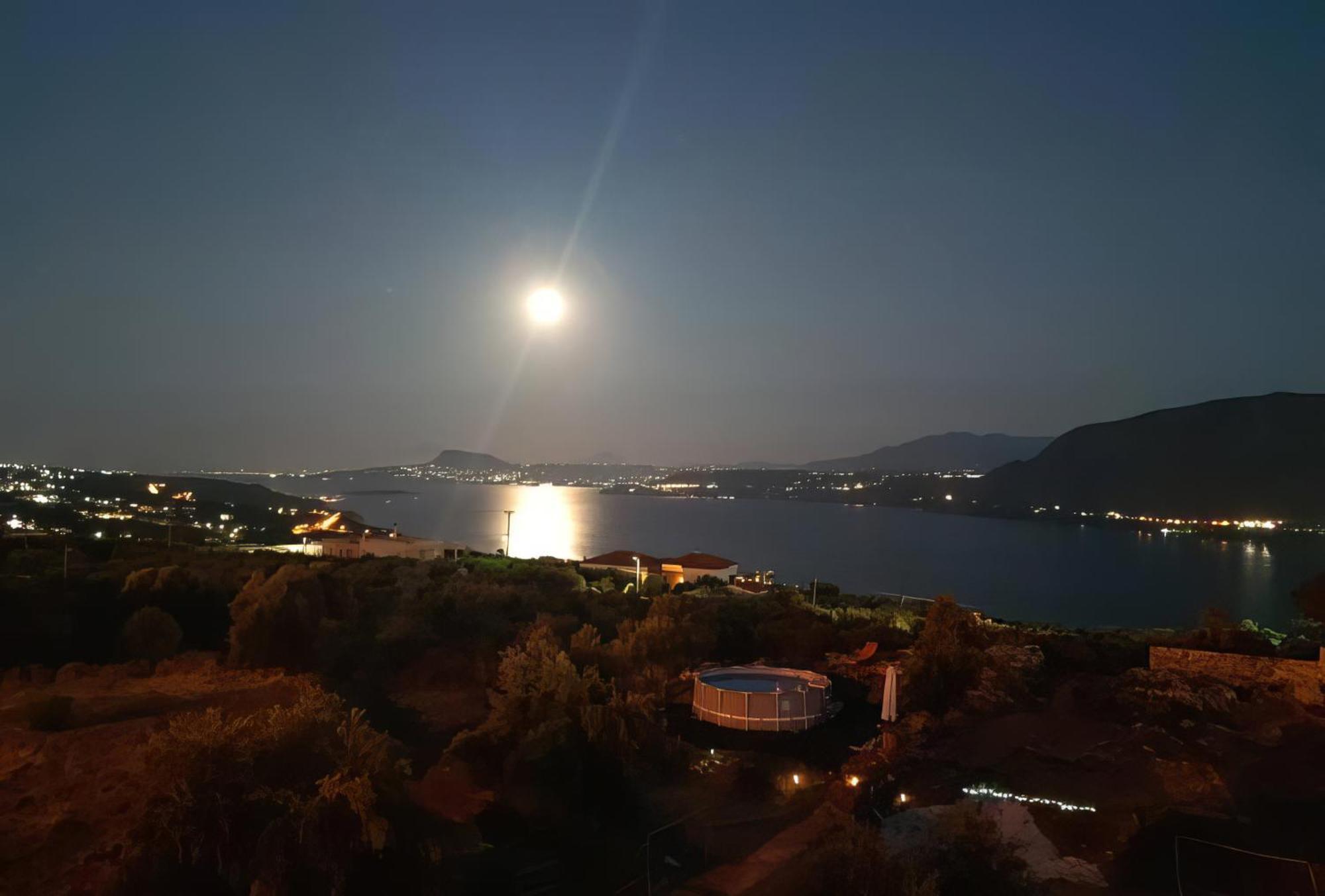 Souda Bay View With Private Pool Near Chania City Ngoại thất bức ảnh