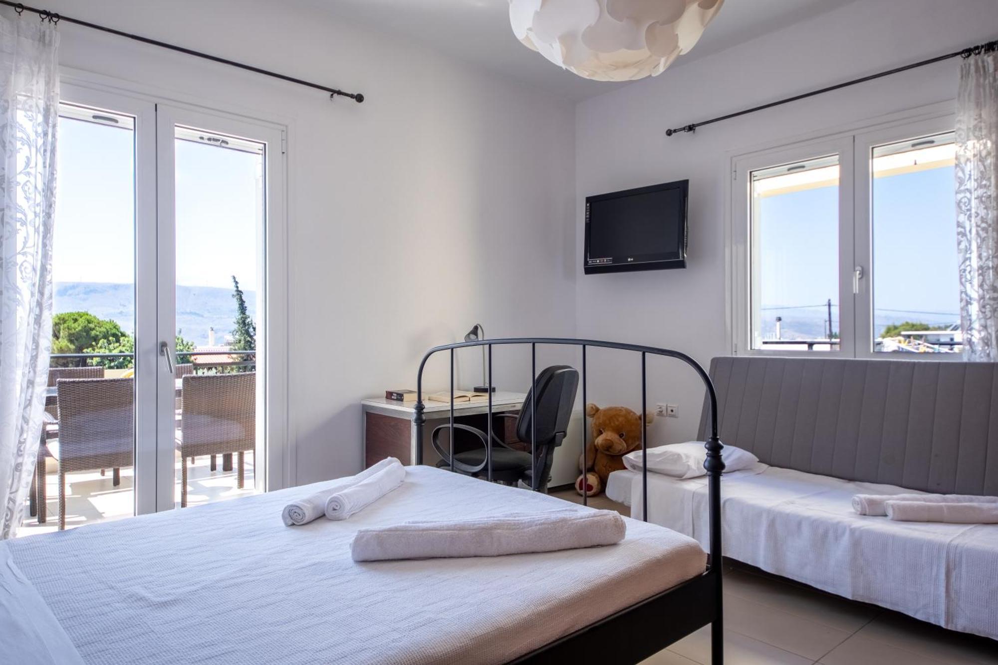 Souda Bay View With Private Pool Near Chania City Ngoại thất bức ảnh